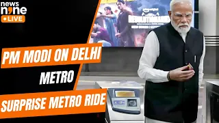 PM Modi’s Delhi Metro Ride: Interacts With Passengers En Route To SRCC | News9