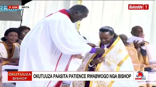Patience Museveni Rwabwogo ng'atuuzibwa ku bwa Bishop.