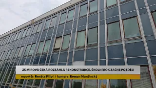 🎓 ÚSTÍ N.L. | ZŠ Mírová čeká velká rekonstrukce, školní rok začne později🏫