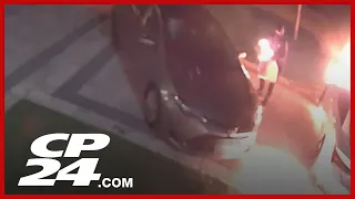 Police release video of arson suspect behind fire outside Liberal MP’s home in Scarborough