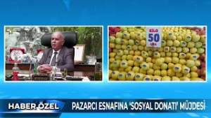 Pazarcı Esnafına Sosyal Donatı Müjdesi