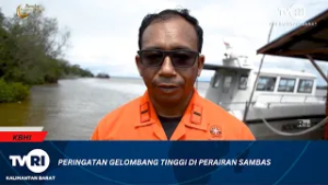 24 FEBRUARI 2026 PERINGATAN GELOMBANG TINGGI DI PERAIRAN SAMBAS