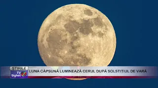 STRAWBERRY MOON LIGHTS UP THE SKY AFTER THE SUMMER SOLSTICE
