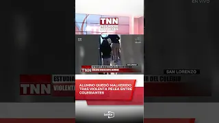 🟩 #SanLorenzo | Violent fight between school students.