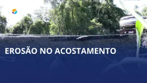Erosão no acostamento