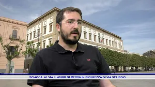 SCIACCA  AL VIA I LAVORI DI MESSA IN SICUREZZA DI VIA DEL POIO