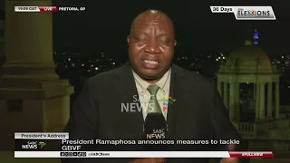 GBVF Crisis | Ramaphosa announces four-point plan to tackle GBVF