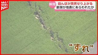 "Seeing changes directly above a fault for the first time": Earthquake causes visible ground disp...