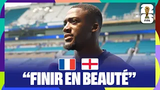 "THANKING the COACH on the PITCH" - IBRAHIMA KONATÉ before FRANCE - ENGLAND