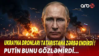 Ukrayna Tatarıstana SARSIDICI ZƏRBƏ ENDİRDİ! - Mühüm obyektlər DARMADAĞIN EDİLDİ - Dəhşətli kadrlar