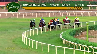 Hipódromo Monterrico - 10ma Carrera 03 Octubre 26