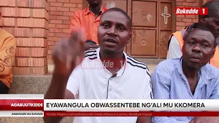 Agabuutikidde Eyawangula obwa Ssentebe ng'ali mu kkomera bamuyimbudde abatuuze ne bacacanca