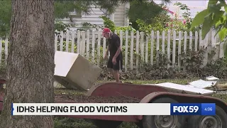 IDHS helping out central Indiana flood victims