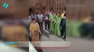 Azərbaycan Alban-Udi Dini İcmasının nümayəndələri Gəncəsər Monastır Kompleksini ziyarət ediblər