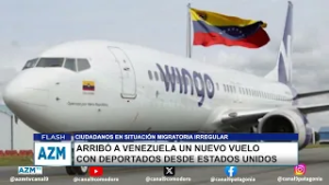 Arribó a Venezuela un nuevo vuelo con deportados desde Estados Unidos