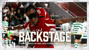 Backstage | #FutsalBenfica 4-3 Sporting CP | #UCLFutsal