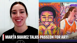 Mercury's Marta Suarez opens about her first WNBA season and passion for art 🎨 | Vibe Check