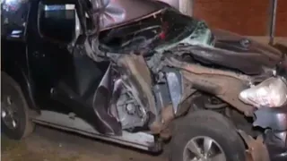Drunk driver crashes into truck in Luque, causing significant property damage