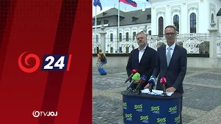 Tlačová beseda strany SaS o ministrovi Šaškovi a o Koalícii ochotných (24.7.2026)