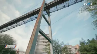 Exclusiv în România: Funicularul din Reşiţa, devenit un pasaj pietonal și de biciclete (@TVR1)