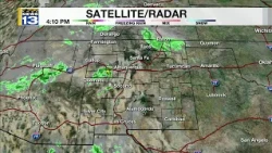 Slightly warmer temperatures and more moisture moves in this week