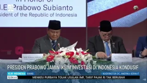 Presiden Prabowo Jamin Iklim Investasi Di Indonesia Kondusif