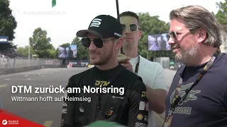 DTM zurück am Norisring: Wittmann hofft auf Heimsieg