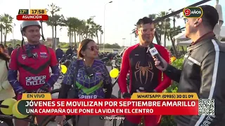 Youth mobilize for Yellow September in Asunción