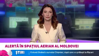 Alertă în spațiul aerian al Moldovei: O dronă Shahed a survolat Chișinăul