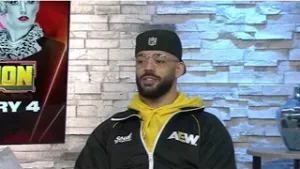 AEW National Champion Ricochet in Las Vegas