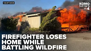 Firefighter loses home battling Kittitas County wildfire that destroyed 2 properties