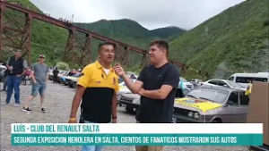 SALTA - Segunda exposición renolera en Salta, cientos de fanativos mostraron sus autos #canal7salta