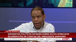 Dirigentes políticos difieren sobre datos ofrecidos en Rendición de Cuentas del presidente Abinader