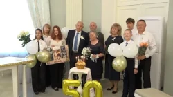 In Pinsk, Anatoly and Lyubov Yarmak Celebrate Their 50th Wedding Anniversary