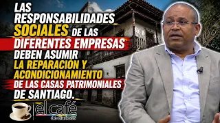 Hipólito Gómez propone que las empresas asuman el acondicionamiento de las casas patrimoniales.