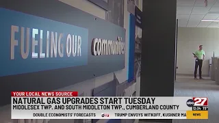 Natural gas upgrade begins Tuesday in Cumberland County