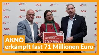 AK Lower Austria secures nearly 71 million euros
