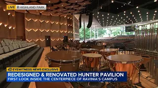 On stage and backstage at Ravinia's renovated Hunter Pavilion