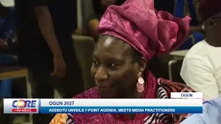 Ogun PDP Governornoship candidate, Adebutu unveils 7-point agenda, meets media practitioners...!