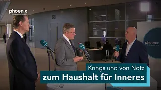 bundestagsgespräch mit Krings und von Notz zum Haushalt für Inneres | 10.09.26