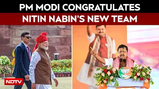 PM Modi Congratulates BJP's New Organisational Team Under Nitin Nabin, Hails Blend Of Experience
