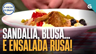 SANDALIA, BLUSA... e ENSALADA RUSA! | A VOLTAS CO PRATO