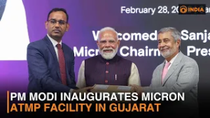 PM Modi inaugurates Micron ATMP facility in Gujarat | DD India