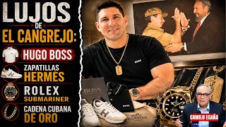LUJOS  DE EL CANGREJO: Hugo Boss y zapatillas Hermès,  Rolex Submariner y cadena cubana de oro