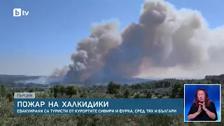 „Като огромна ядрена гъба е“: Голям пожар избухна на Халкидики, наложиха евакуация