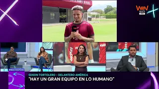 "Joining a team like América is a privilege": Edson Tortolero, América player. 👹🔥⚽