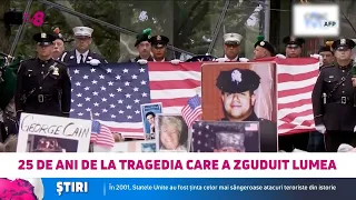Omagiu la 25 de ani de la atentatele din 11 septembrie: Turnurile Gemene, recreate de mii de drone
