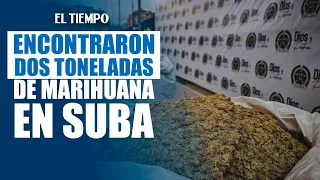 Over Two Tons of Marijuana Seized at Pet Foundation in Suba | EL TIEMPO