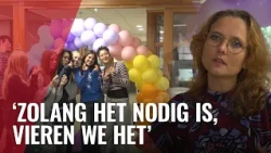 Amsterdamse scholen kleuren paars