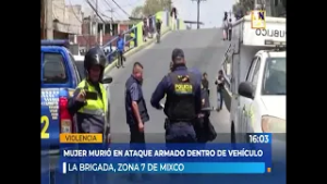 Mujer taxista muere en ataque armado en puente La Brigada, Mixco